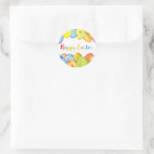 joyeux autocollants colorés de Pâques (Sac)