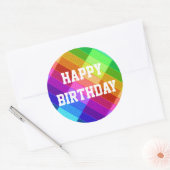 Joyeux autocollants d'anniversaire (Enveloppe)