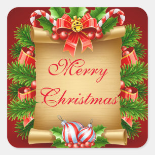 Joyeux autocollants de Noël