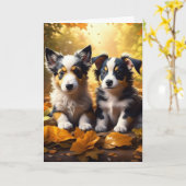 Joyeux automne Y'all | Blessures d'automne Carte d (Fleur jaune)