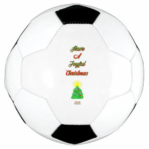 Joyeux bal de football de Noël