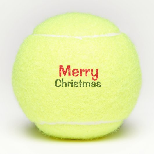 Joyeux balle de tennis de Noël (Devant)