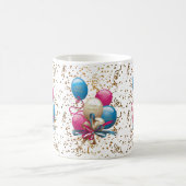 Joyeux Ballons de Mug Anniversaire (Centre)