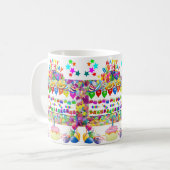 Joyeux Ballons de Mug Anniversaire (Devant gauche)
