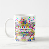 Joyeux Ballons de Mug Anniversaire (Gauche)