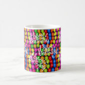 Joyeux Ballons de Mug Anniversaire (Centre)