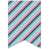 Joyeux + Bannière de Bund Marquee Lumineux - Bleu (Premier drapeau)