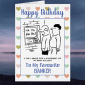 Joyeux banquier d'anniversaire