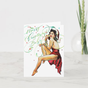 Joyeux bébé de Noël Carte de vacances pliée