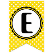 Joyeux Bee Girl Birthday Bunting Drapeau (Deuxième drapeau)