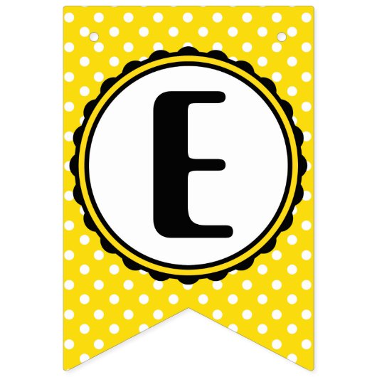 Joyeux Bee Girl Birthday Bunting Drapeau (Deuxième drapeau)