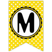 Joyeux Bee Girl Birthday Bunting Drapeau (Premier drapeau)