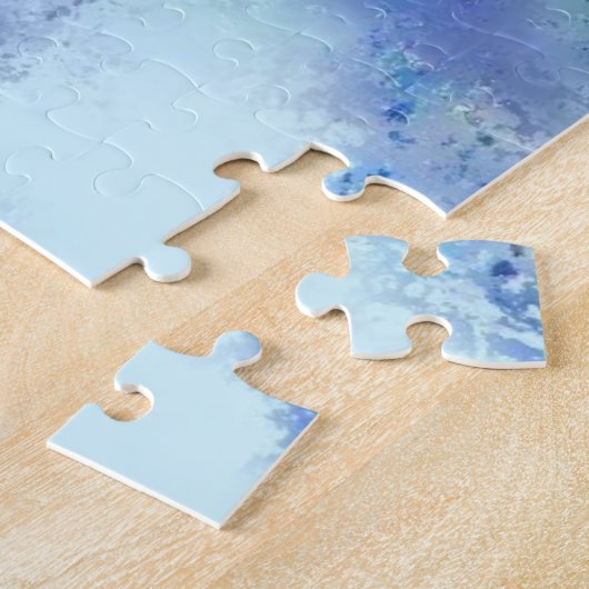 Joyeux Beluga baleine nage Jigsaw Puzzle (Côté)