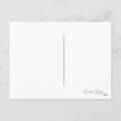 Joyeux berger allemand de Noël en carte postale ne (Dos)