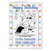 Joyeux Birthday Pub Landlady (Devant)
