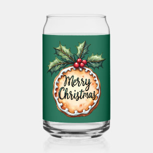 Joyeux biscuit de Noël avec baies Holly