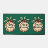 Joyeux biscuit de Noël avec baies Holly (Recto)