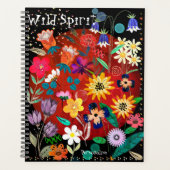Joyeux Boho Flowers Wild Spirit Citation Journal (Devant)
