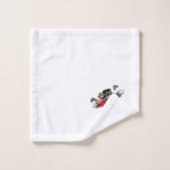 Joyeux bonhomme de neige de Noël (Gant de toilette)