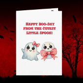 Joyeux Boo Day mignonne Ghost photo cartes Hallowe