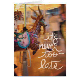 Joyeux bouc Il n'est jamais trop tard, Inspirant