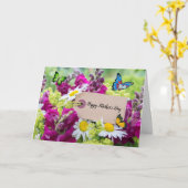 Joyeux Bouquet de la Fête des Mères Carte de voeux (Fleur jaune)