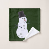 Joyeux Bowlidays Bowling Amateurs Noël (Gant de toilette)