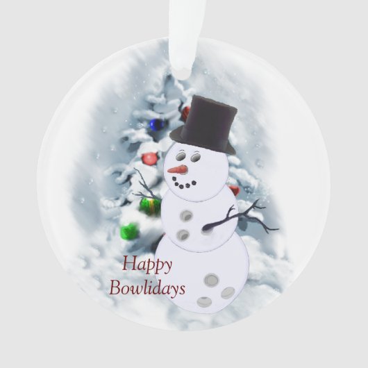 Joyeux Bowlidays Snowman (devant)
