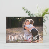 Joyeux bras de Noël | Carte photo de vacances (Debout devant)