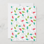 Joyeux + Bright Christmas Party Invitation (Dos)