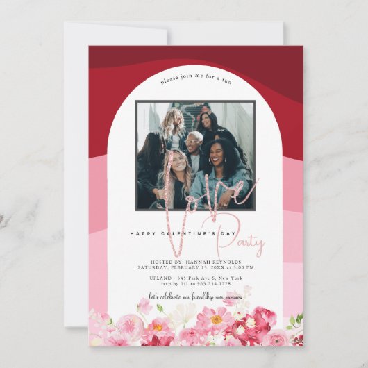 Joyeux Brunch de la Saint-Galentin | Invitation ph (Devant)