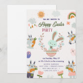 Joyeux Brunch de Pâques et invitation à la chasse  (Devant / Derrière)