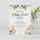Joyeux Brunch de Pâques et invitation à la chasse (Debout devant)
