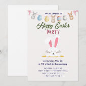 Joyeux Brunch de Pâques et invitation à la chasse  (Devant / Derrière)
