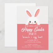 Joyeux Brunch de Pâques et invitation à la chasse  (Devant / Derrière)