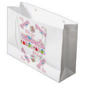 Joyeux Cadeau Anniversaire Sac Célébrer rose (Devant Angle)