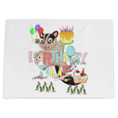 Joyeux Cadeau Anniversaire Sac Possum Gâteau (Devant)