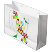 Joyeux cadeau d'anniversaire Alligator sac cadeau (Devant Angle)