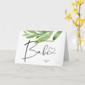 Joyeux cadeau d'anniversaire Babe Carte romantique (Fleur jaune)