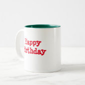 Joyeux cadeau d'anniversaire Café Mug amis né (Devant gauche)