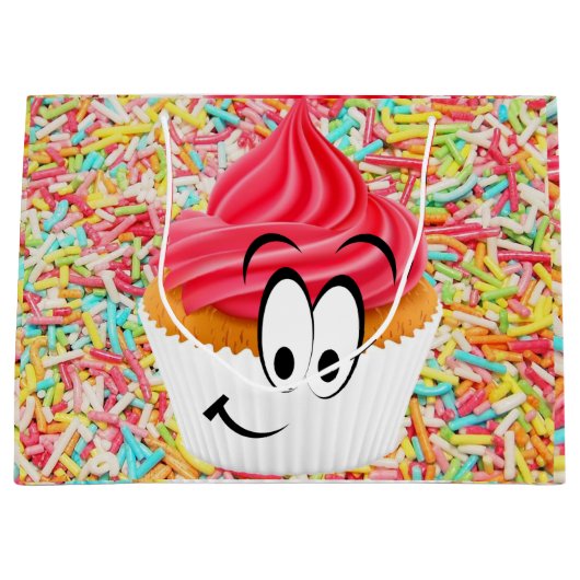 Joyeux cadeau d'anniversaire Sac Cupcake (Devant)