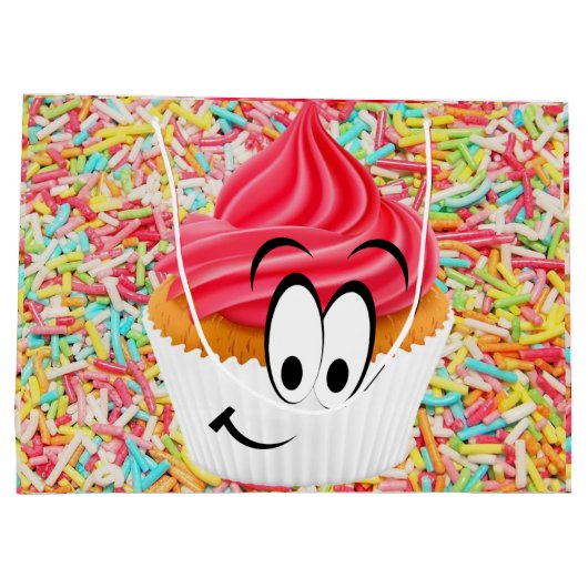 Joyeux cadeau d'anniversaire Sac Cupcake (Dos)