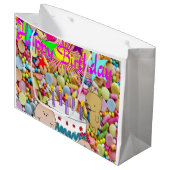 Joyeux cadeau d'anniversaire Sac pour enfants (Devant Angle)