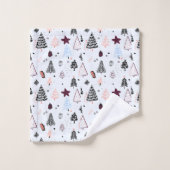 Joyeux cadeau de décoration d'arbre de Noël (Gant de toilette)