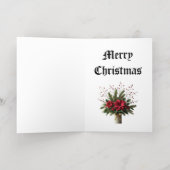 Joyeux cadeau de Noël ! carte (Couchage intérieur)