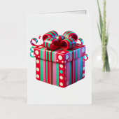 Joyeux cadeau de Noël ! carte (Recto)