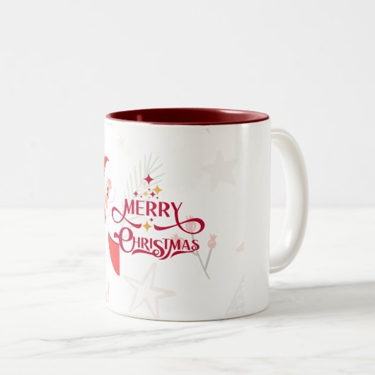 Joyeux cadeau de Noël Mug (Devant droit)