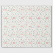 Joyeux cadeau de Noël papier enveloppement (Plat)