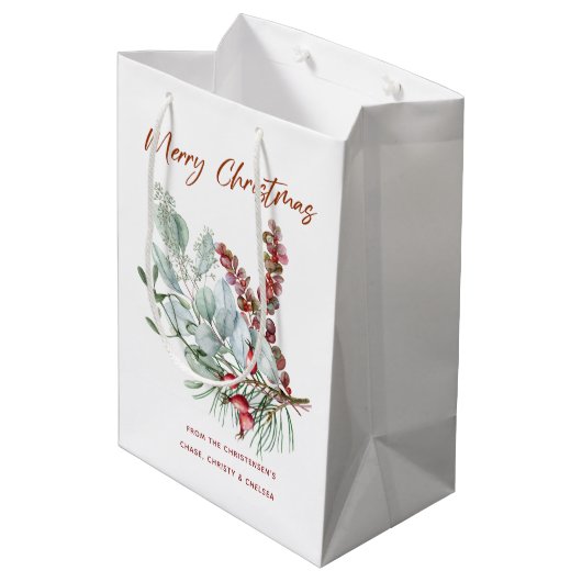 Joyeux cadeau de Noël sac (Dos Angle)