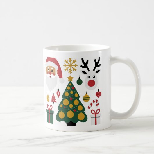 Joyeux cadeaux Christmass | tasses à café (Droite)